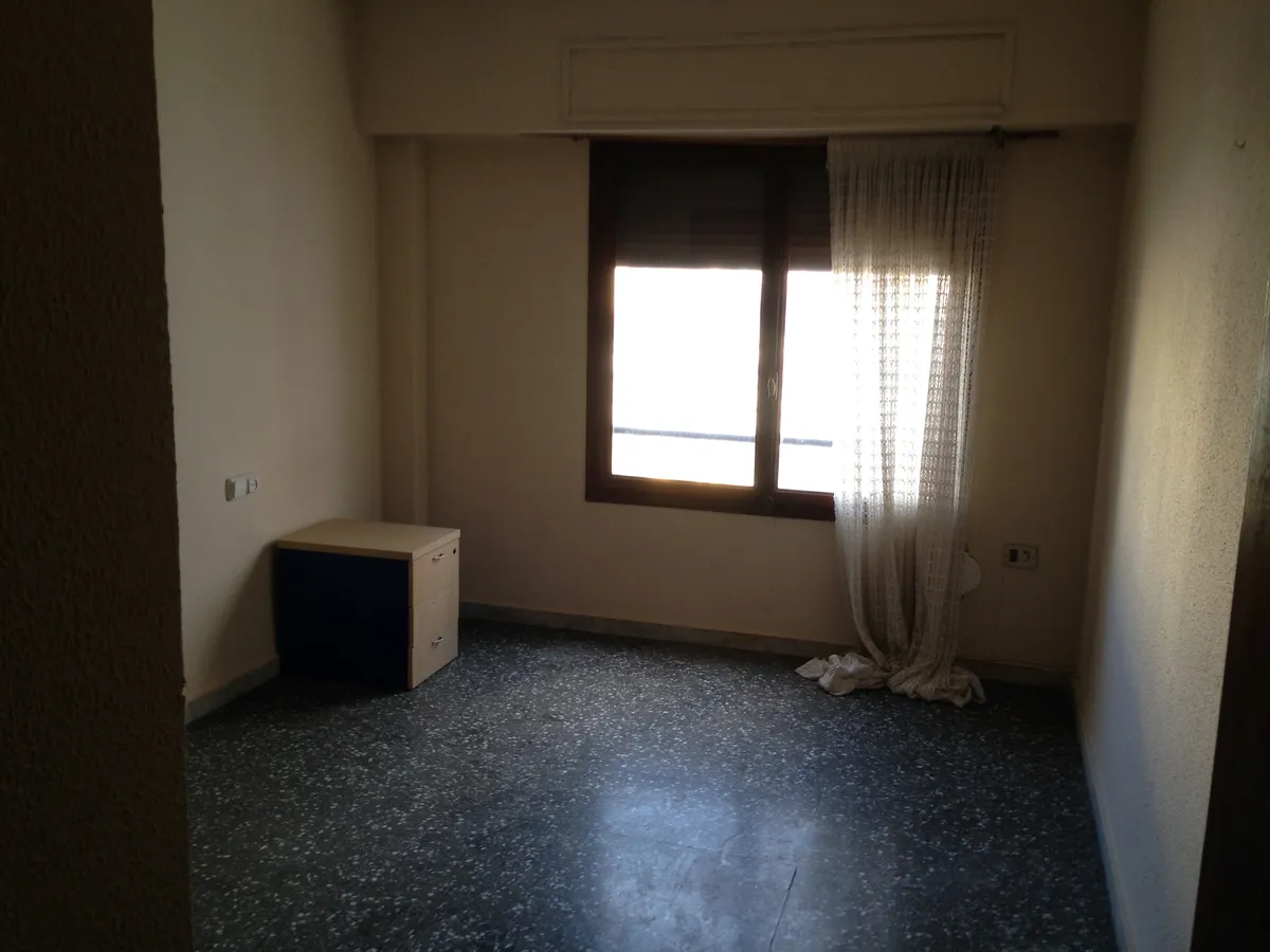 Dormitorio antes de la preparación