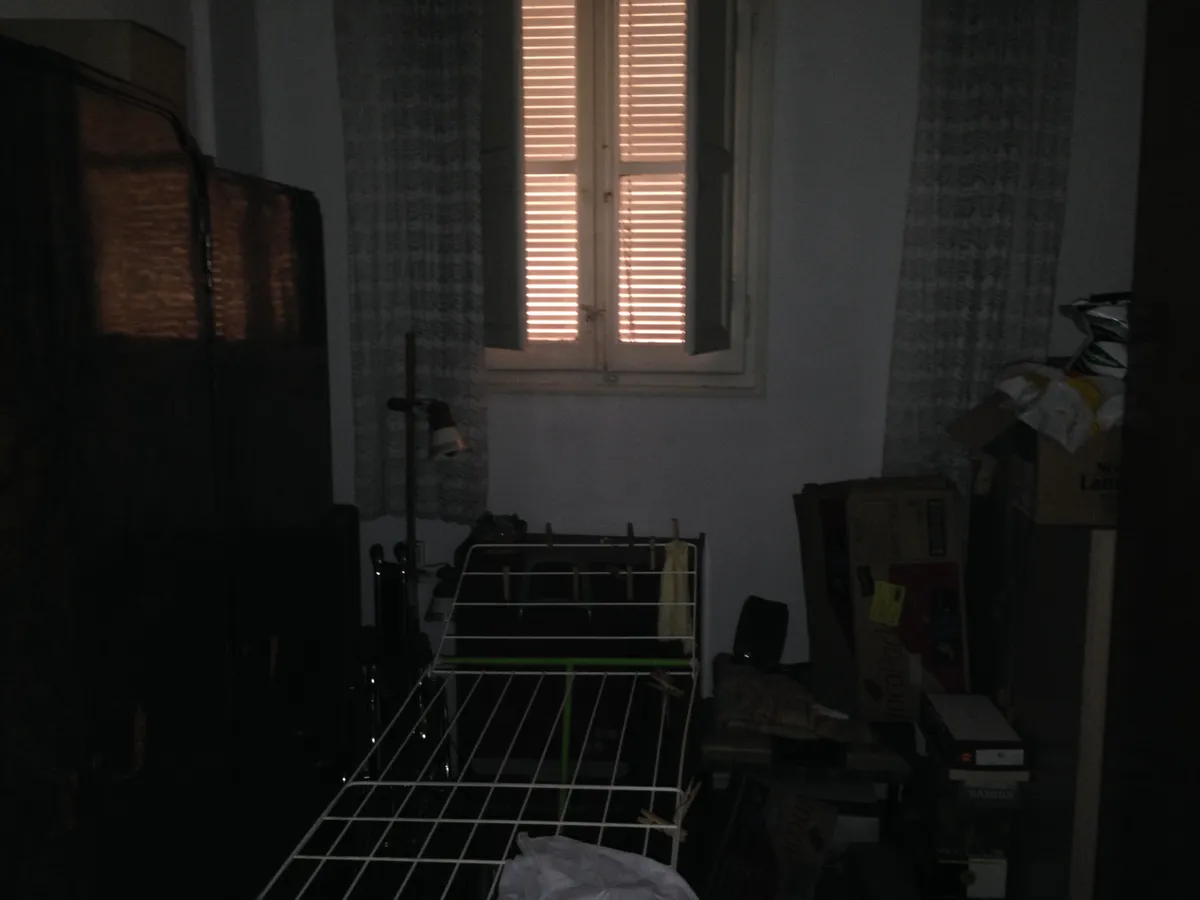 Dormitorio antes de la preparación
